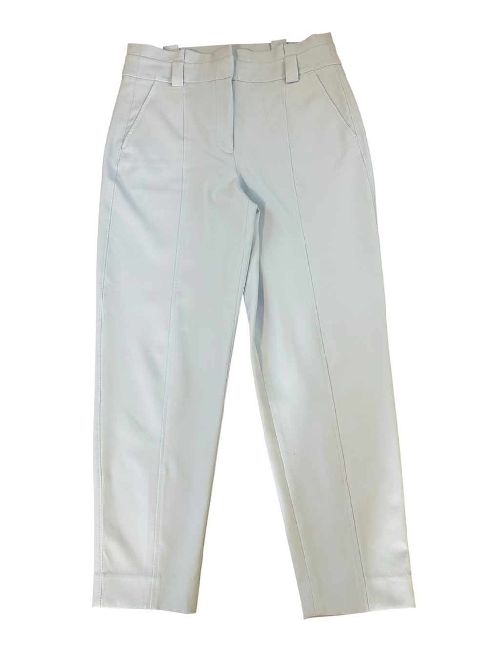 White House Black Market Lightweight Tapered Ankle Light Blue Pants.  Size 8